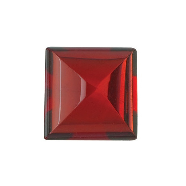 Granát mozambik štvorec 3 x 3 mm 0,22ct Kabošon GRPKAAS-3