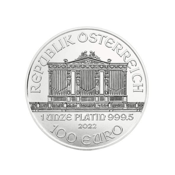 Investičná platinová minca 1 oz Wiener Philharmoniker 100 Euro 01300101 (2)