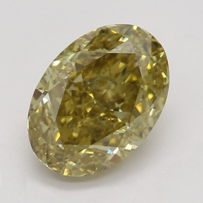 Farebný diamant ovál, fancy hnedožltý, GIA 4873090234 Y5