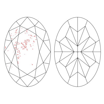 Prírodný farebný diamant s GIA certifikatom oval fancy dark tmavohnedo nazelenalo žltý 1.30 ct SI2 1825500440_Y9 2