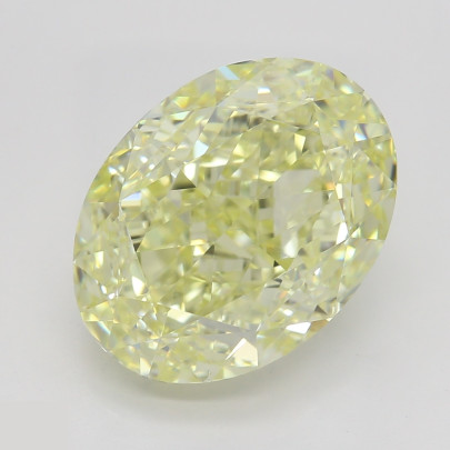 Prírodný farebný diamant s GIA certifikatom oval fancy light žltý 4.12 ct VVS2 6828460486_Y4
