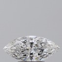 Prírodný diamant markíz, SI3, D, 1ct, POD