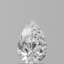 Prírodný diamant hruška, SI3, D, 1ct, POD