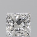 Prírodný diamant princess, VS2, E, 1,01ct, GIA