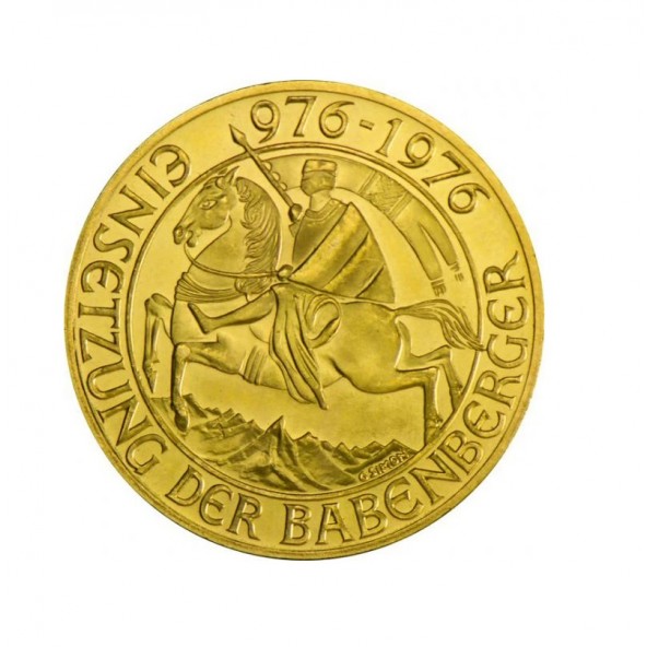 Investičná zlatá minca 12,15 g Badenberger Gold 1000 Schilling 01104501