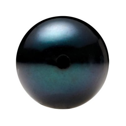 Morská perla čierna okrúhla 4,5 mm Half-drilled MPR2AABL-4,5