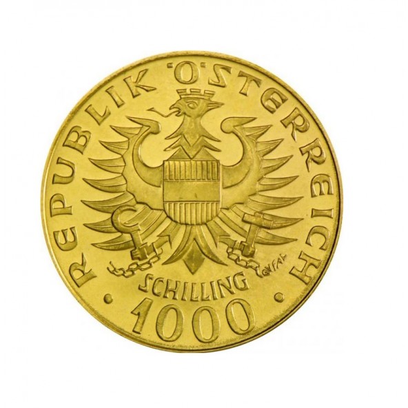 Investičná zlatá minca 12,15 g Badenberger Gold 1000 Schilling 01104501
