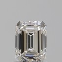 Prírodný diamant emerald, VS1, H, 1,01ct, GIA
