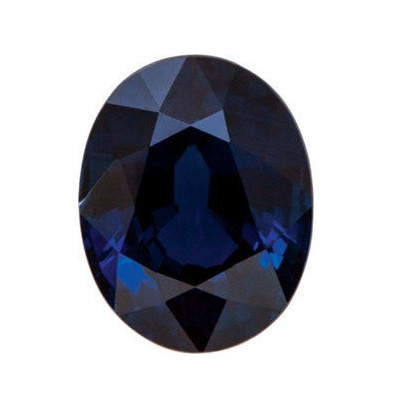 Zafír modrý ovál 9 x 7 mm 2,6ct Fazetovaný ZFOFBSP-9