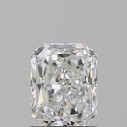 Prírodný diamant radiant, VS2, E, 1,01ct, GIA