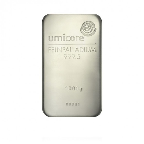 Investičná tehla palladium 1000 g  Umicore 60307