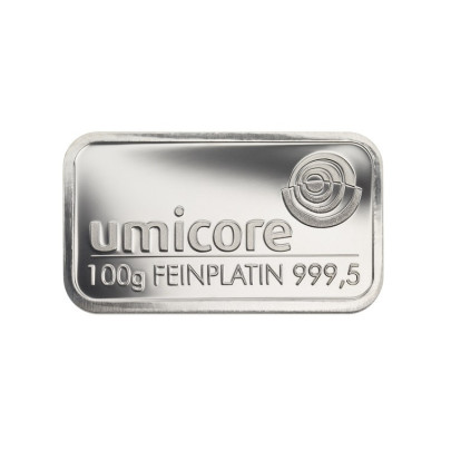 Investičná tehla platina 100 g  Umicore 60205