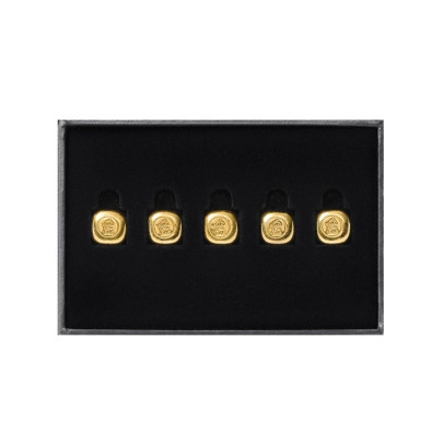 Investičná zlatá tehla 5x10 g liata set Heimerle+Meule 81016716