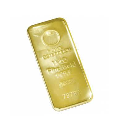Investičná zlatá tehla 1000 g liata Münze Österreich 86101000 2