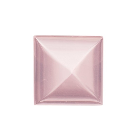 Quartz rose-ruženín štvorec 12 x 12 mm 10ct Kabošon KRPKSRO-12 Quartz rose-ruženín štvorec 12 x 12 mm 10ct Kabošon KRPKSRO-12