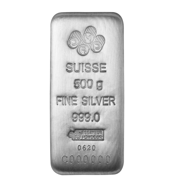 Investičná strieborná tehla 500 g liata Pamp AG02RI012Q999
