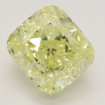 Farebný diamant cushion, fancy žltý, GIA 2873350192 Y5