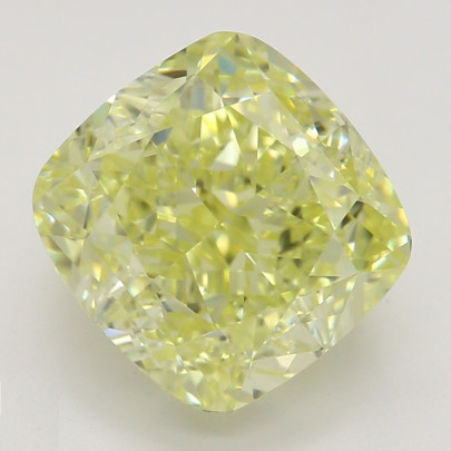 Farebný diamant cushion, fancy žltý, GIA 1873350210 Y5