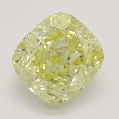 Farebný diamant cushion, fancy žltý, GIA 9846010609 Y5