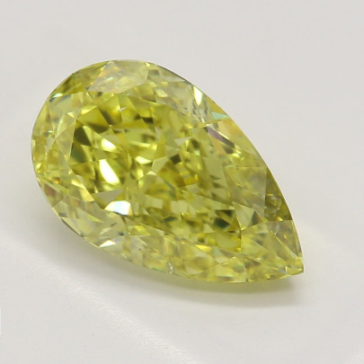 Farebný diamant hruška, fancy intense žltý, GIA 1872110131 Y6