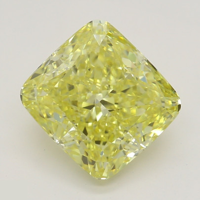 Prírodný farebný diamant s GIA certifikatom cushion fancy intense žltý 2.05 ct VS2 1830380131_Y6