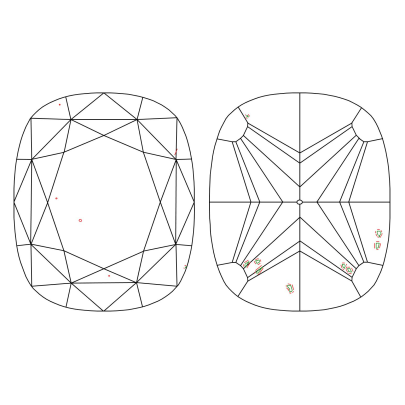 Prírodný farebný diamant s GIA certifikatom cushion fancy dark tmavo žltkasto hnedý 2.03 ct VS2 8828440018_T9 2