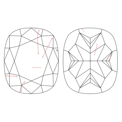 Prírodný farebný diamant s GIA certifikatom cushion fancy dark tmavo žltkasto hnedý 2.22 ct SI1 4828440104_T9 2