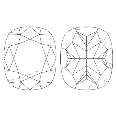 Prírodný farebný diamant s GIA certifikatom cushion fancy dark tmavo hnedý 2.11 ct SI2 6828440056_T9 2