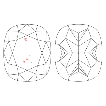 Prírodný farebný diamant s GIA certifikatom cushion fancy intense žltý 1.67 ct SI1 6827220176_Y6 2