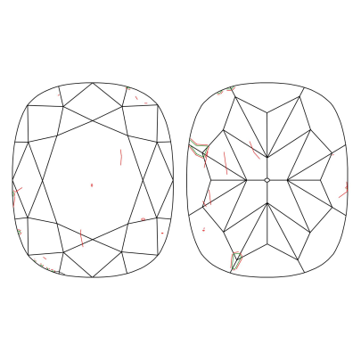 Prírodný farebný diamant s GIA certifikatom cushion fancy dark tmavo hnedý 1.65 ct SI2 1828440021_T9 2