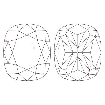 Prírodný farebný diamant s GIA certifikatom cushion fancy intense žltý 1.03 ct SI1 7826470167_Y6 2