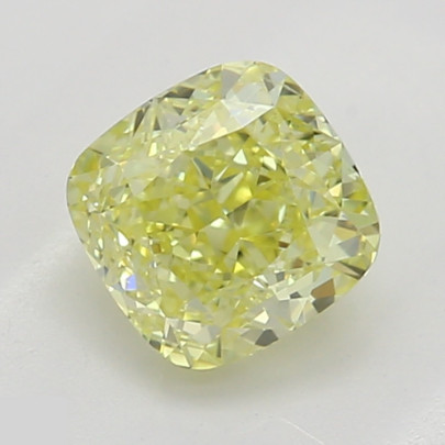 Prírodný farebný diamant s GIA certifikatom cushion fancy intense žltý 0.51 ct SI1 2829540192_Y6