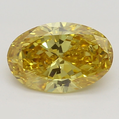 Prírodný farebný diamant s GIA certifikatom oval fancy intense oranžovo žltý 0.50 ct I1 1830860080_Y6