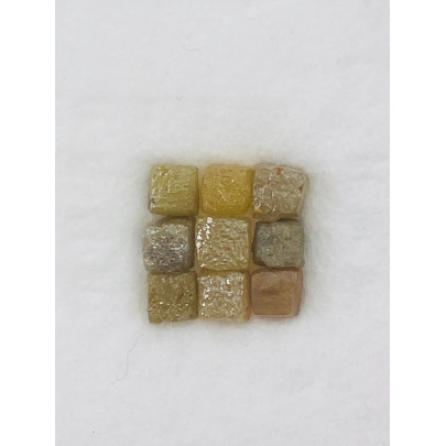 Set 9 prírodných surových diamantov RD0016