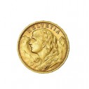 Investičná zlatá minca 5,8 g 20 Frank Helvetia Vreneli 1927 B