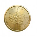 Investičná zlatá minca 1 oz  Maple leaf 50 dollars