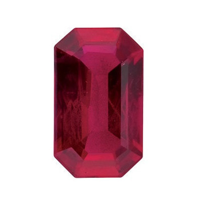 Rubín emerald 5 x 3 mm 0,36ct Fazetovaný RBEFBRB-5