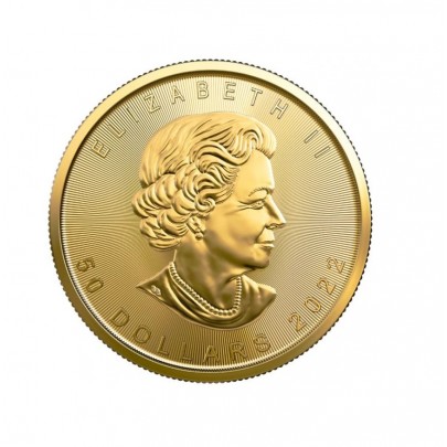 Investičná zlatá minca 1 oz  Maple leaf 50 dollars 04102201-22 2