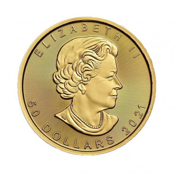 Investičná zlatá minca 1 oz  Maple leaf 50 dollars 04102201-21