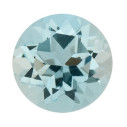 Akvamarín okrúhly 3,5 mm, B, Fazetovaný