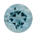 Akvamarín okrúhly 3,75 mm, A, Fazetovaný