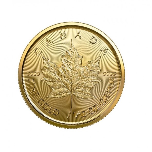 Investičná zlatá minca 110 oz  Maple leaf 5 dolars 04102204-22