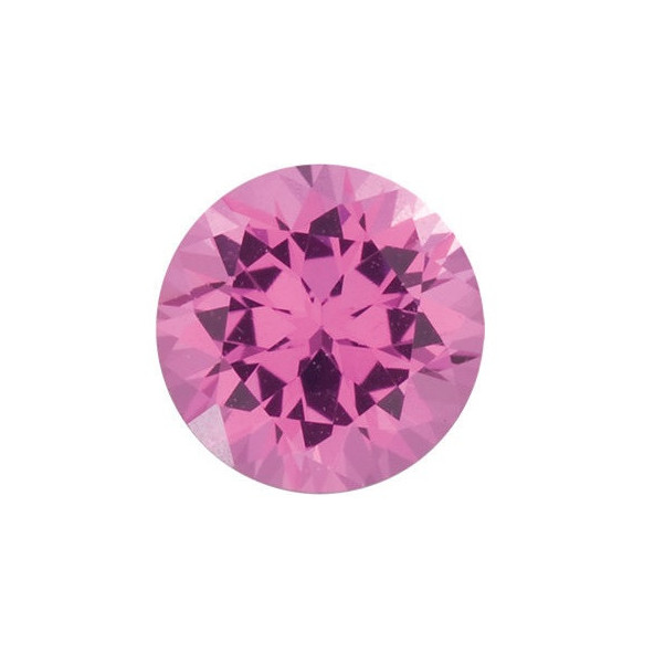 Spinel ružový okrúhly 2,5 mm 0,061ct Fazetovaný SLRFAARO-2,5