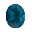 Topás London Blue ovál 11 x 9 mm, AA, Fazetovaný