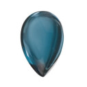 Topás London Blue slza 5 x 3 mm, AA, Kabošon