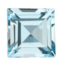 Topás Sky Blue štvorec 8 x 8 mm, AA, Step-cut