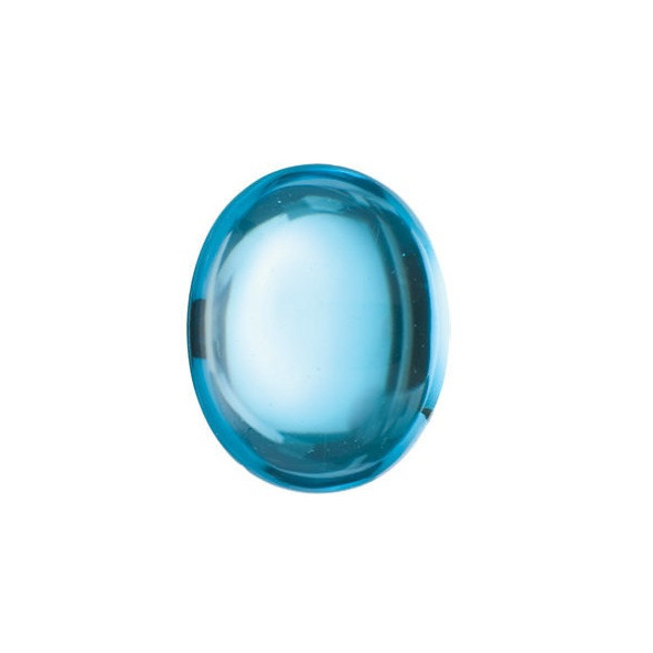 Topás Swiss Blue ovál 6 x 4 mm 0,76ct Kabošon TPOKAASB-6