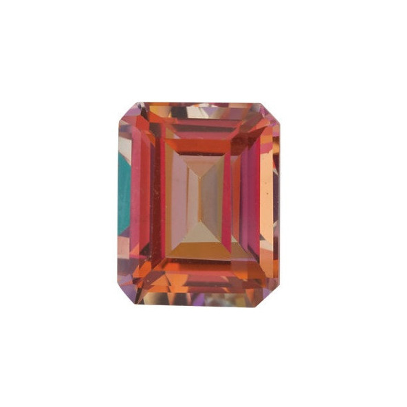 Topás Sunrise mystic emerald 7 x 5 mm 1,3ct Fazetovaný TPEFAASU-7