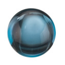 Topás London Blue okrúhly 4 mm, AA, Kabošon