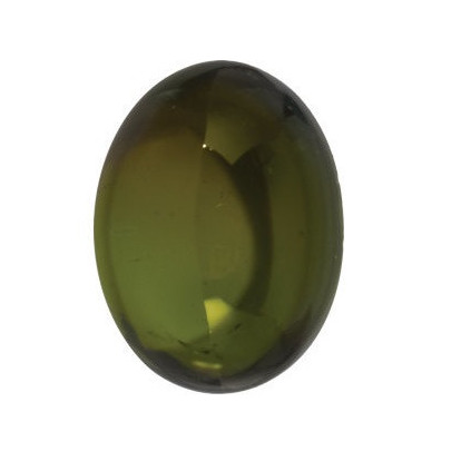 Turmalín Zelený ovál 5 x 3 mm 0,26ct Kabošon TUOKAGR-5
